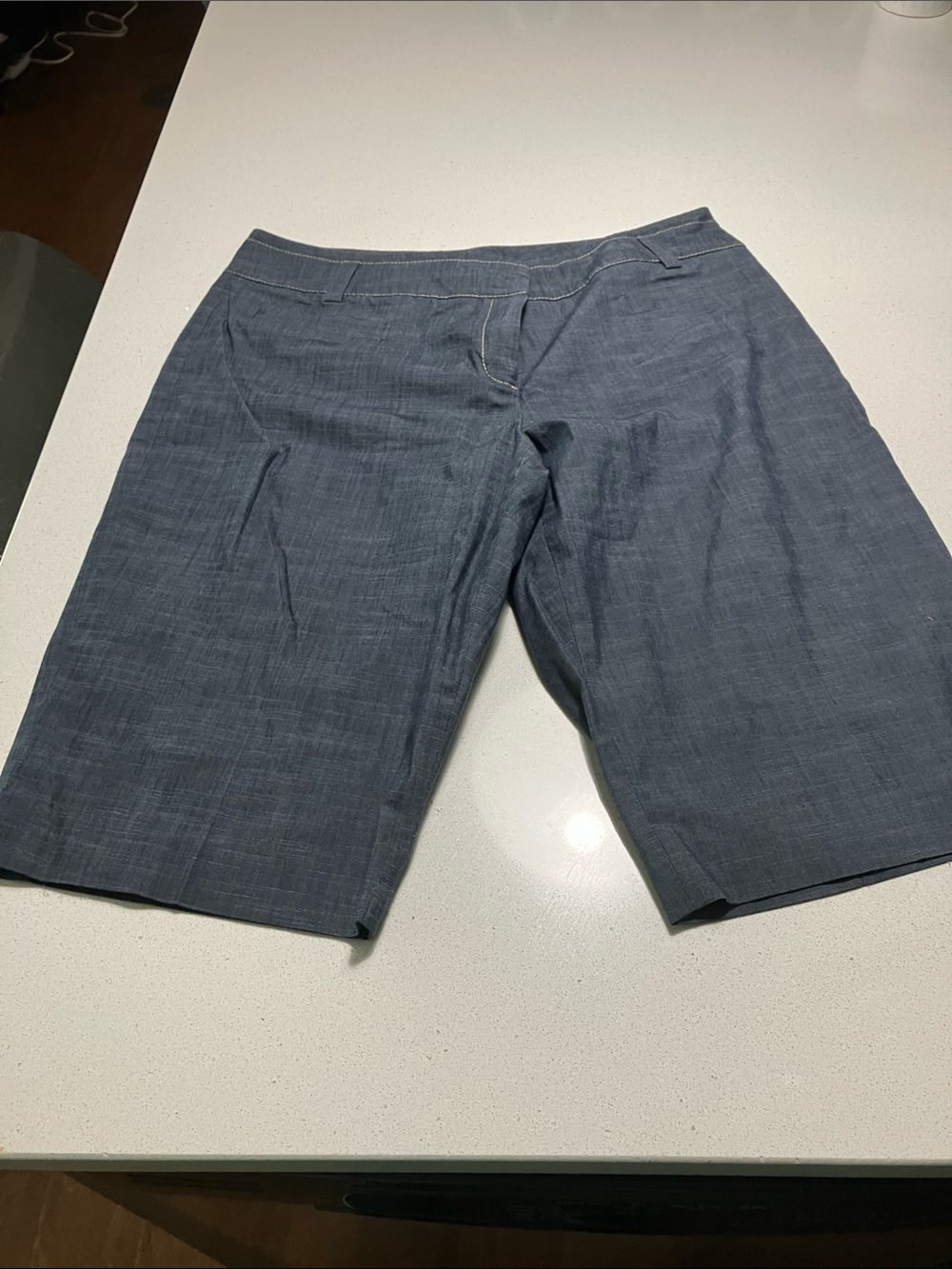 Apt. 9 Women's Slate Blue Bermuda Shorts